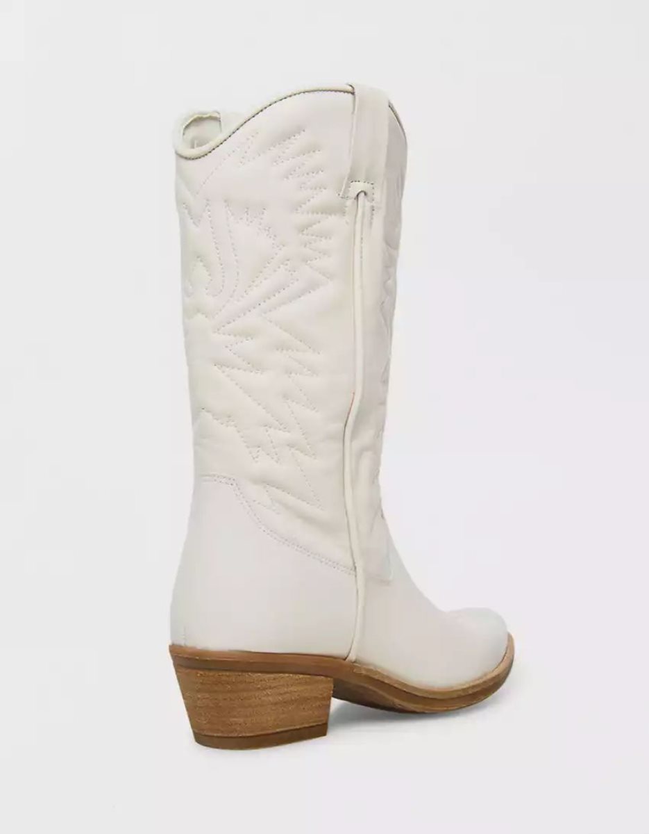 Bottes American Eagle Hayward Cuir Blanche Femme | WIT-02366135